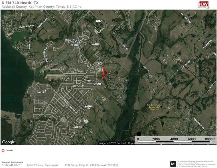 Old FM 740, Heath, TX à vendre - Aérien - Image 3 de 7