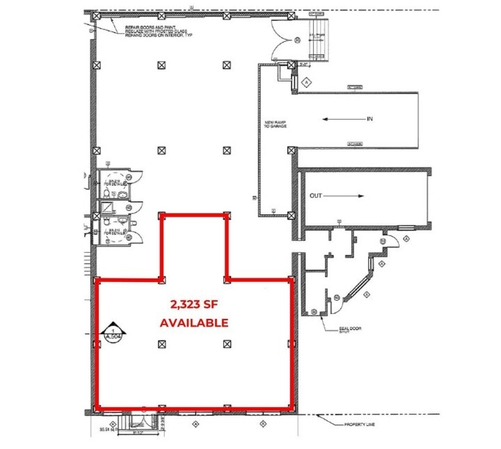1710 E Broad St, Richmond, VA for lease Floor Plan- Image 1 of 4