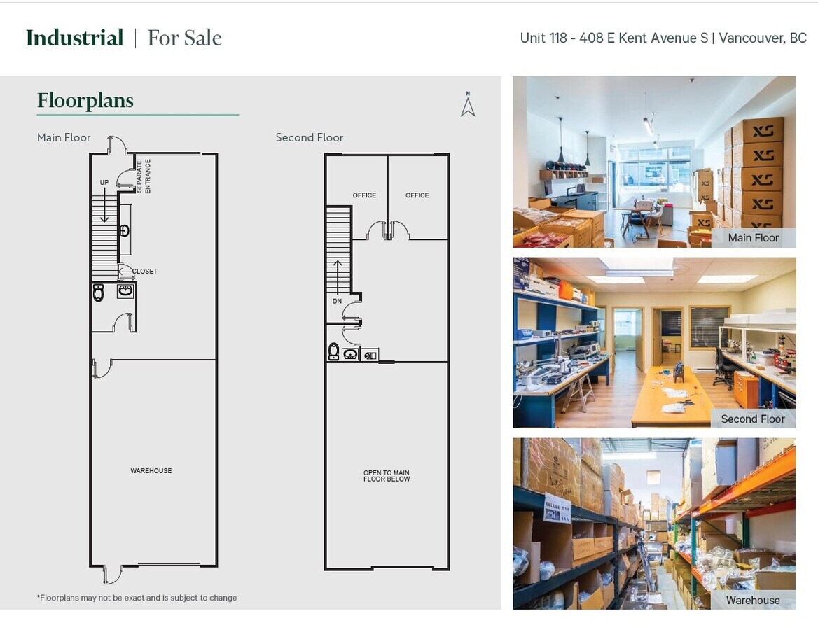 408 E Kent Ave South, Vancouver, BC V5X 2X7 - Unit 118 -  - Floor Plan - Image 1 of 4