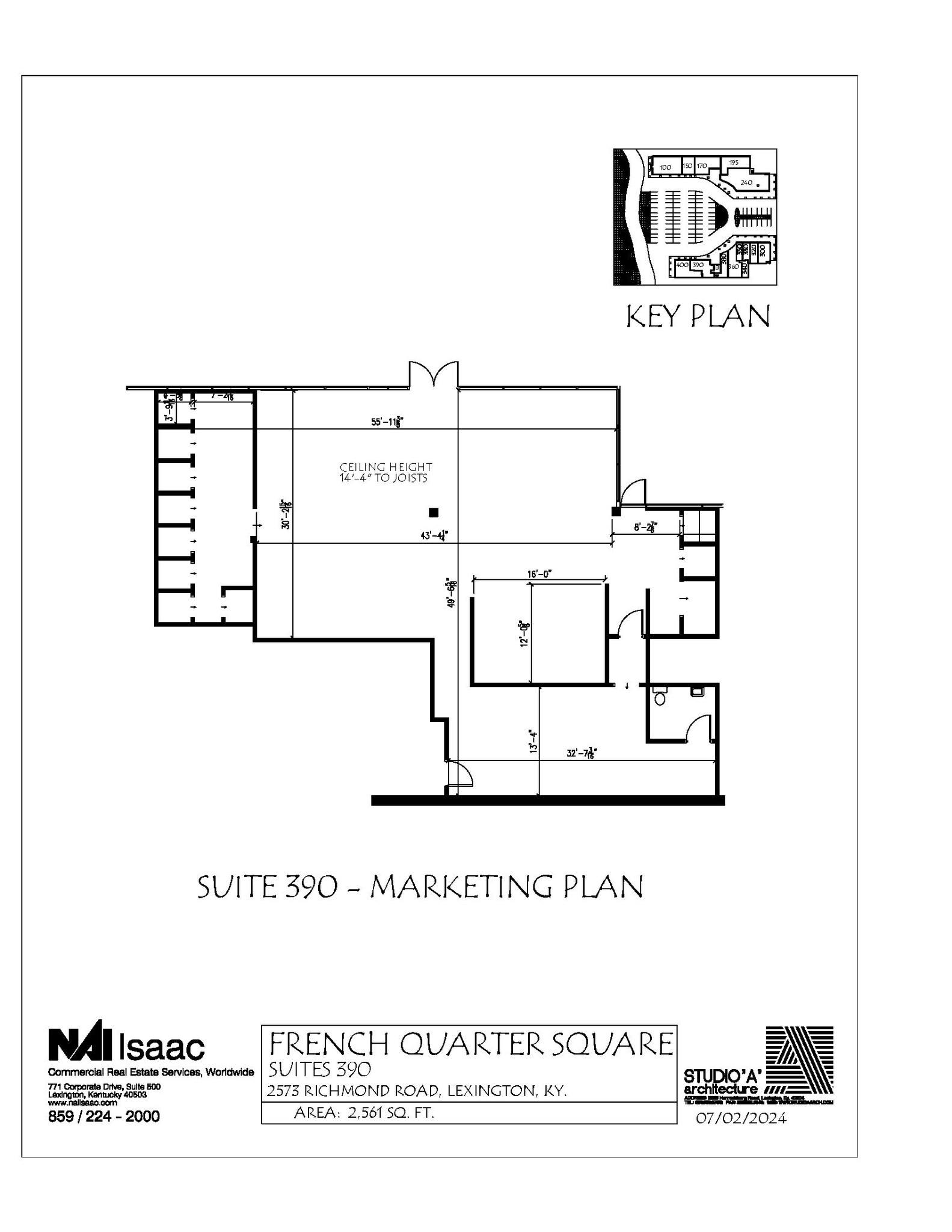 2573 Richmond Rd, Lexington, KY à louer Plan d  tage- Image 1 de 1