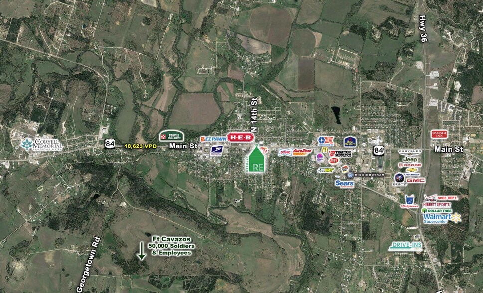 1409 E Main St, Gatesville, TX à louer - Photo du bâtiment - Image 3 de 3