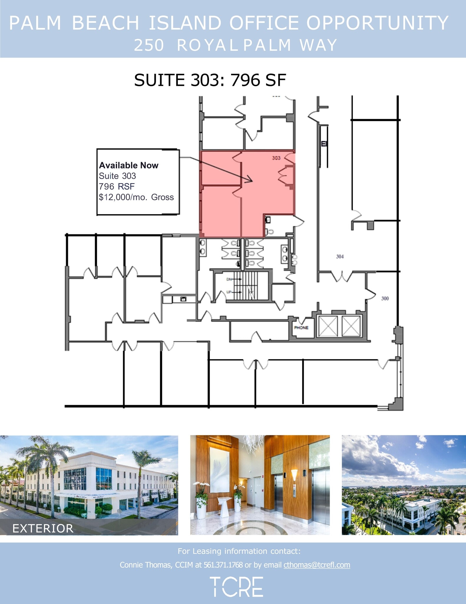 250 Royal Palm Way, Palm Beach, FL à louer Plan de site- Image 1 de 1