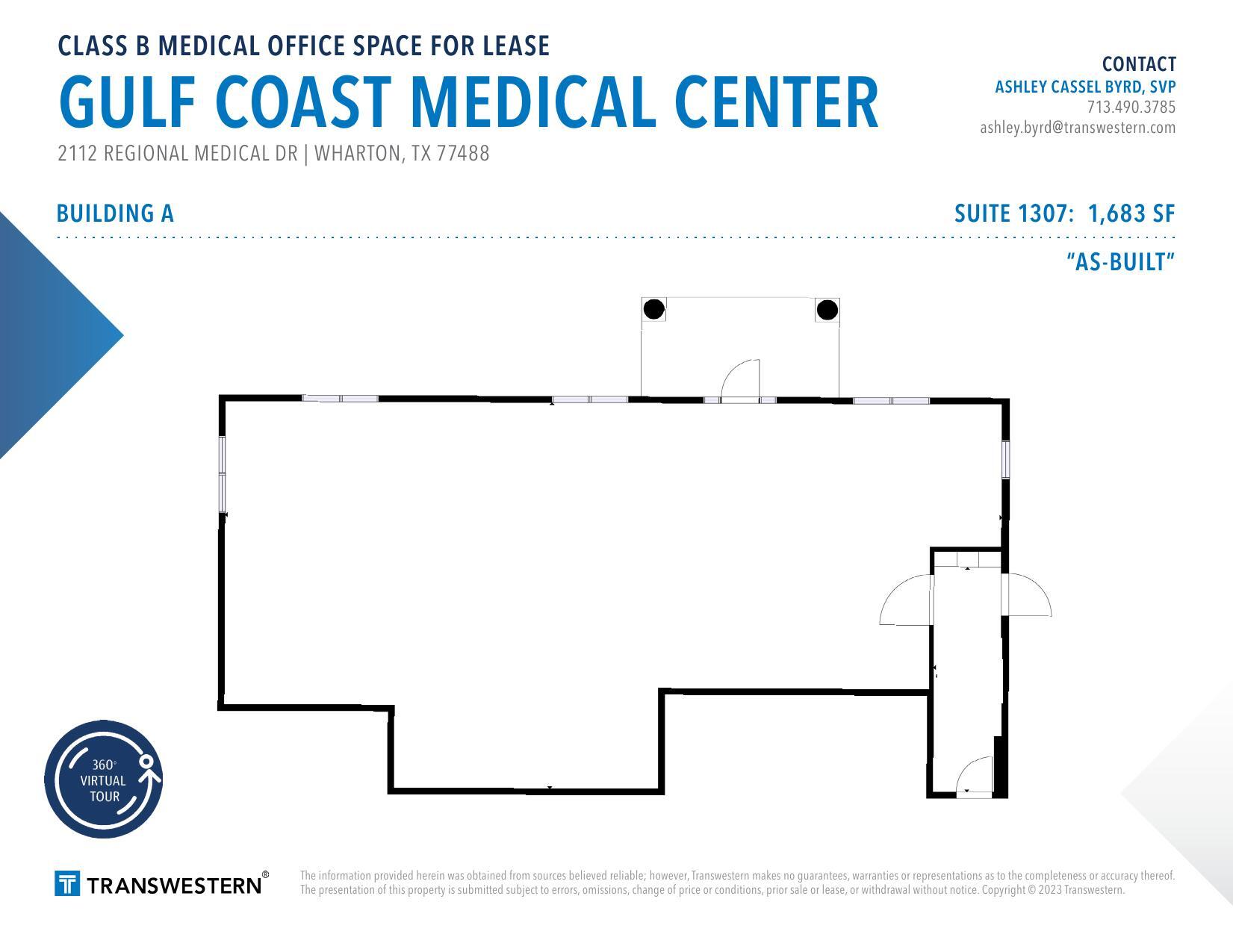 2112 Regional Medical Dr, Wharton, TX à louer Plan d  tage- Image 1 de 1