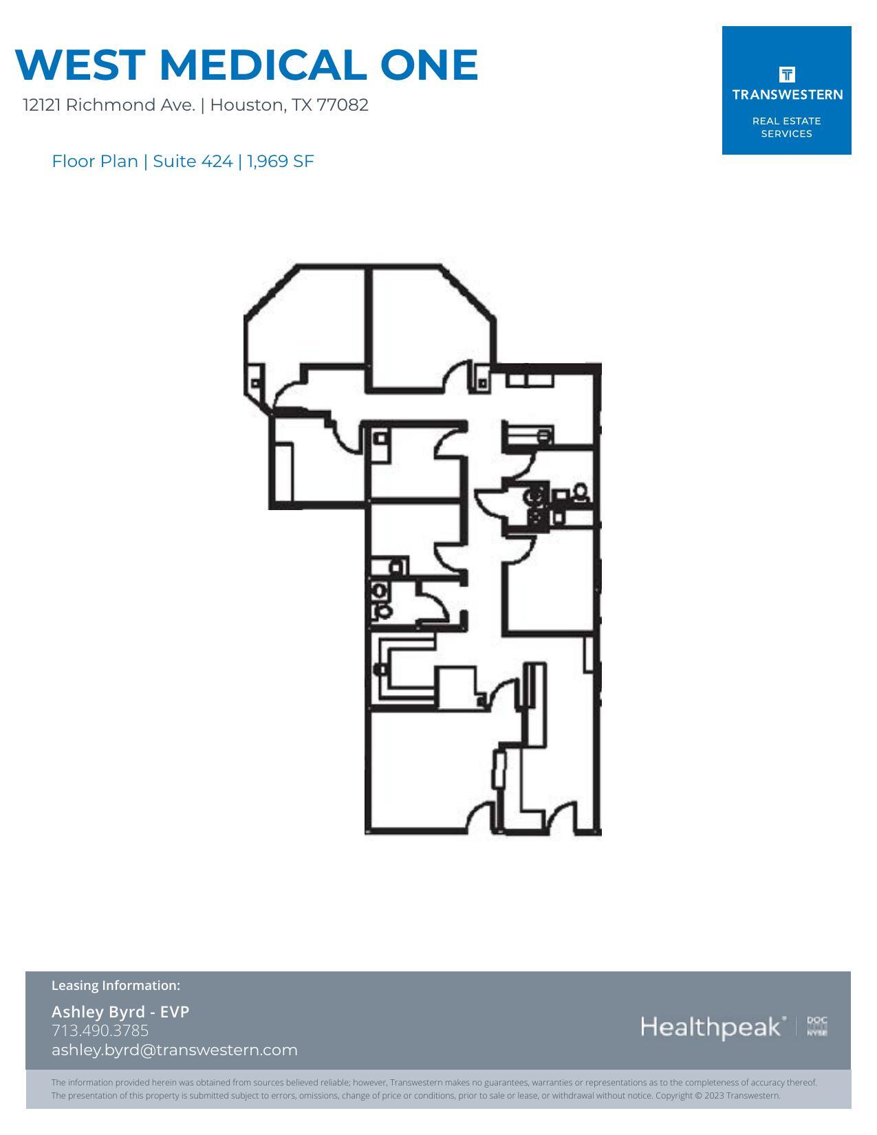 12121 Richmond Ave, Houston, TX for lease Floor Plan- Image 1 of 1