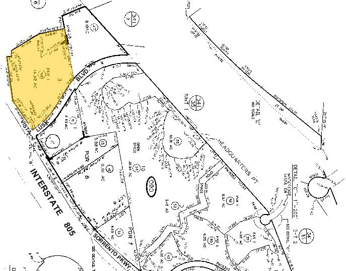 7473 Lusk Blvd, San Diego, CA à louer - Plan cadastral - Image 3 de 8