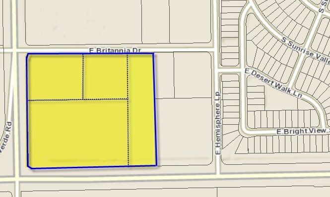 3535 E Valencia Rd, Tucson, AZ for lease - Plat Map - Image 2 of 5