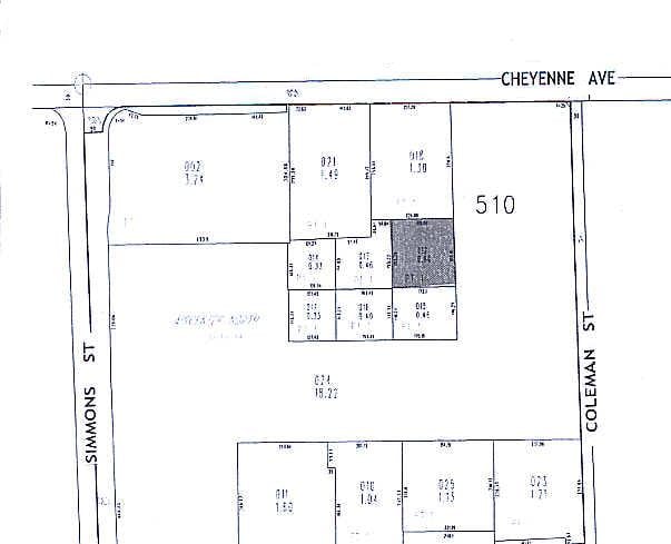 2545 W Cheyenne Ave, North Las Vegas, NV à louer - Plan cadastral - Image 2 de 3