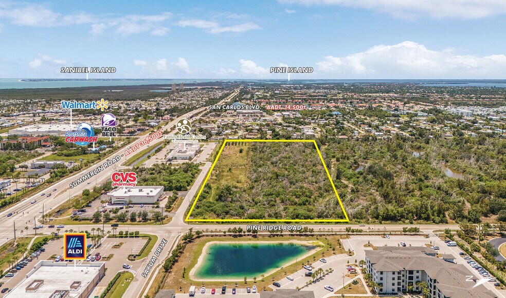 16860 Pine Ridge Rd, Fort Myers, FL à vendre - Aérien - Image 2 de 10