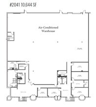 2108-2110 Hurd Dr, Irving, TX à louer Plan d’étage- Image 1 de 1
