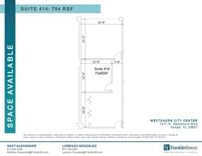 1211 N Westshore Blvd, Tampa, FL à louer Plan d’étage- Image 1 de 1