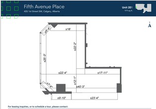 237 4th Ave SW, Calgary, AB for lease Floor Plan- Image 1 of 1