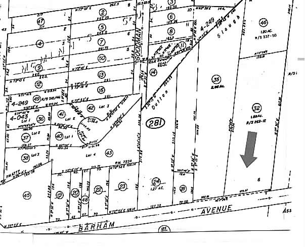 11 W Barham Ave, Santa Rosa, CA for lease - Plat Map - Image 2 of 11