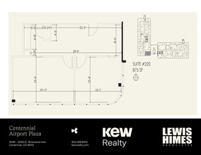 12150-12200 E Briarwood Ave, Centennial, CO à louer Plan de site- Image 1 de 7