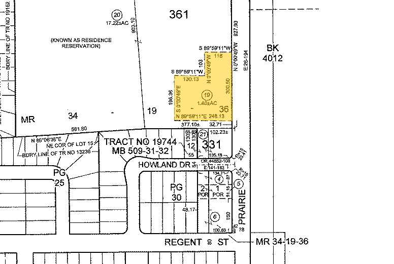 323 N Prairie Ave, Inglewood, CA for lease - Plat Map - Image 2 of 11