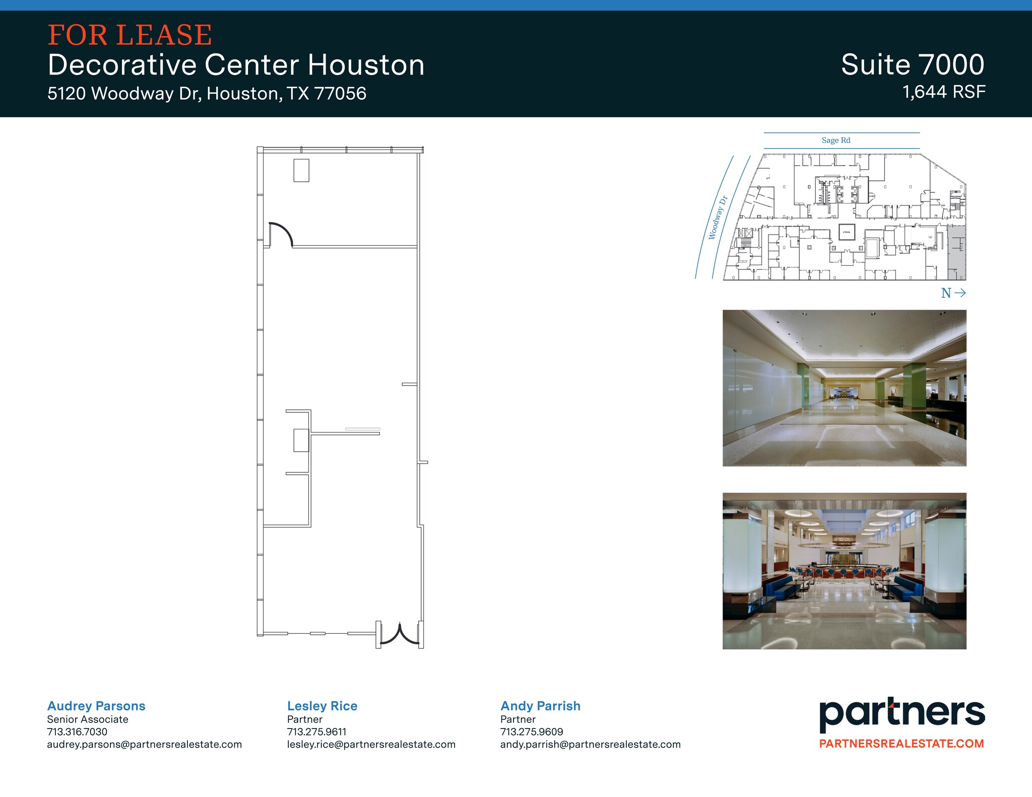 5120 Woodway Dr, Houston, TX à louer Plan de site- Image 1 de 1