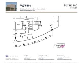5200 Waterford District Dr, Miami, FL à louer Plan d’étage- Image 1 de 1