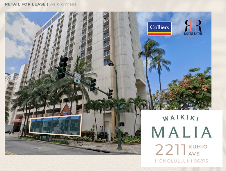 2211 Kuhio Ave, Honolulu, HI à louer - Photo du bâtiment - Image 1 de 1