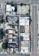 615 N La Brea Ave, Los Angeles, CA - Aerial  map view