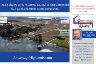More details for 100 Cloverleaf Rd, Lake Placid, FL - Land for Sale