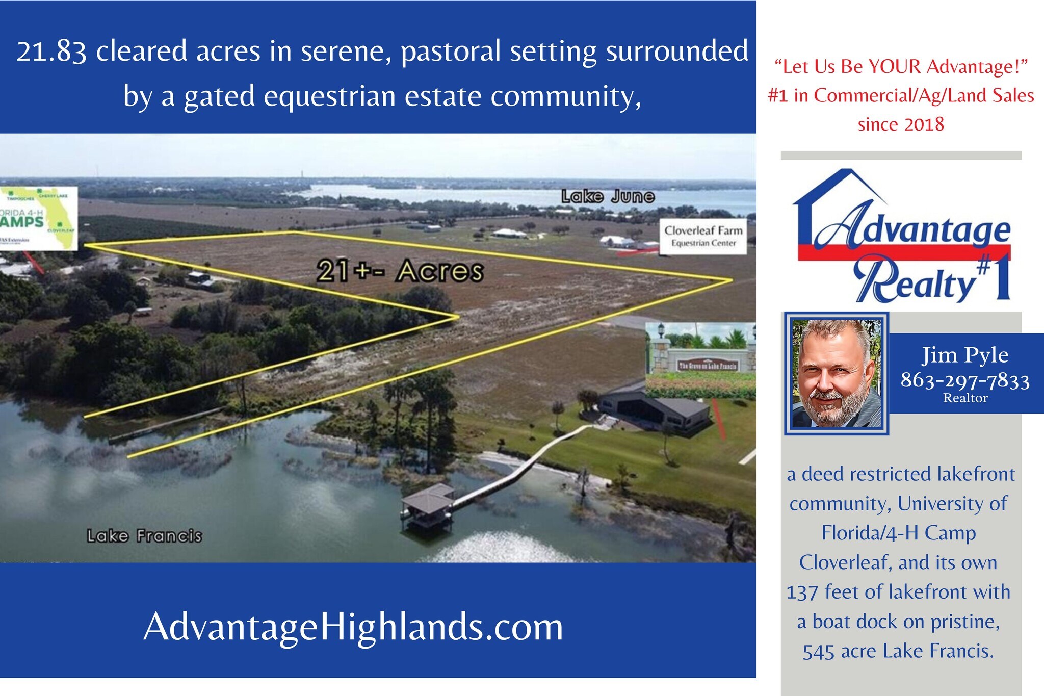 100 Cloverleaf Rd, Lake Placid, FL à vendre Photo du bâtiment- Image 1 de 12