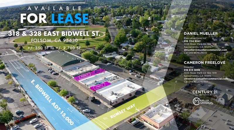 318-328 E Bidwell St, Folsom, CA for lease Primary Photo- Image 1 of 10