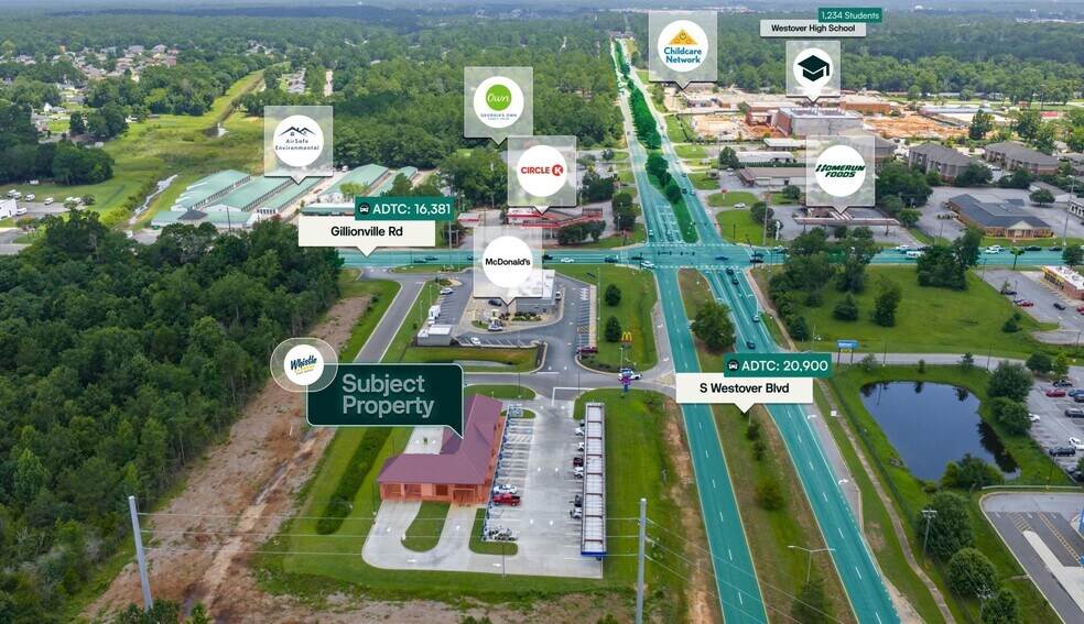105 S Westover Blvd, Albany, GA à vendre - Photo du bâtiment - Image 2 de 3