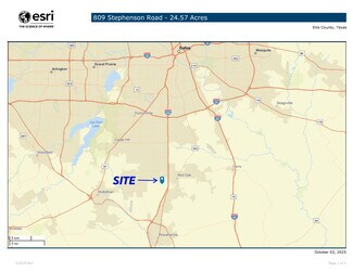 Plus de détails pour 809 Stephenson Rd, Red Oak, TX - Terrain à vendre