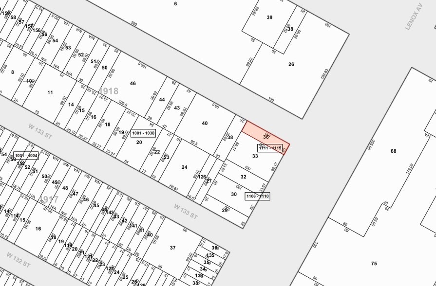 477 Malcolm X Blvd, New York, NY à louer - Plan cadastral - Image 3 de 3