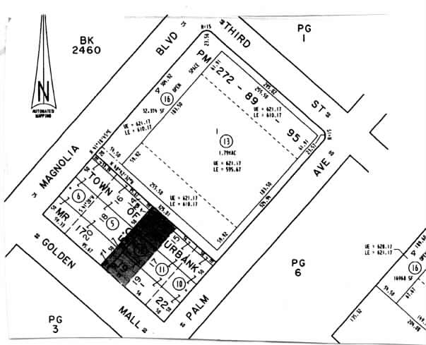 312-316 N San Fernando Blvd, Burbank, CA for lease - Plat Map - Image 2 of 5