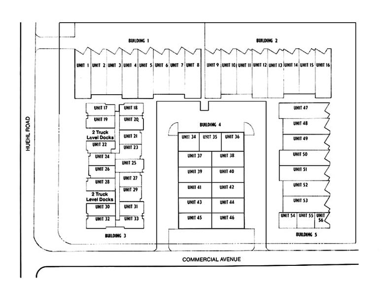 3300-3398 Commercial Ave, Northbrook, IL for lease - Site Plan - Image 2 of 4