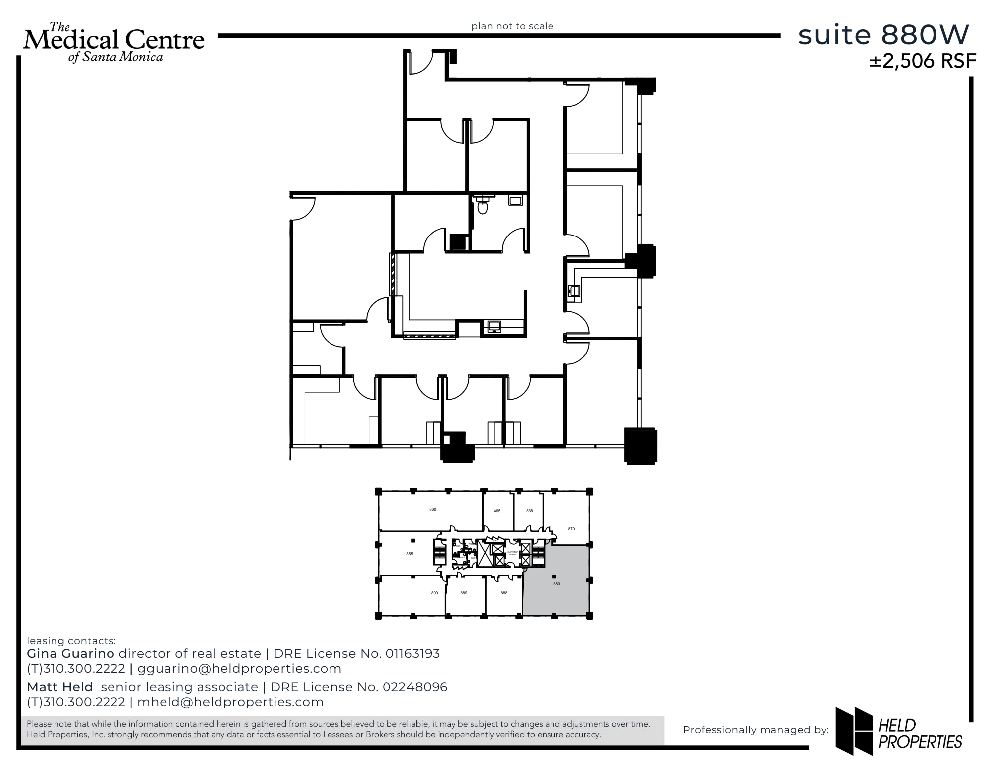 2001 Santa Monica Blvd, Santa Monica, CA for lease Floor Plan- Image 1 of 2