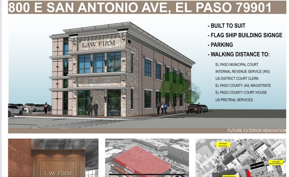 800 E San Antonio Ave, El Paso, TX à louer - Photo du bâtiment - Image 3 de 10