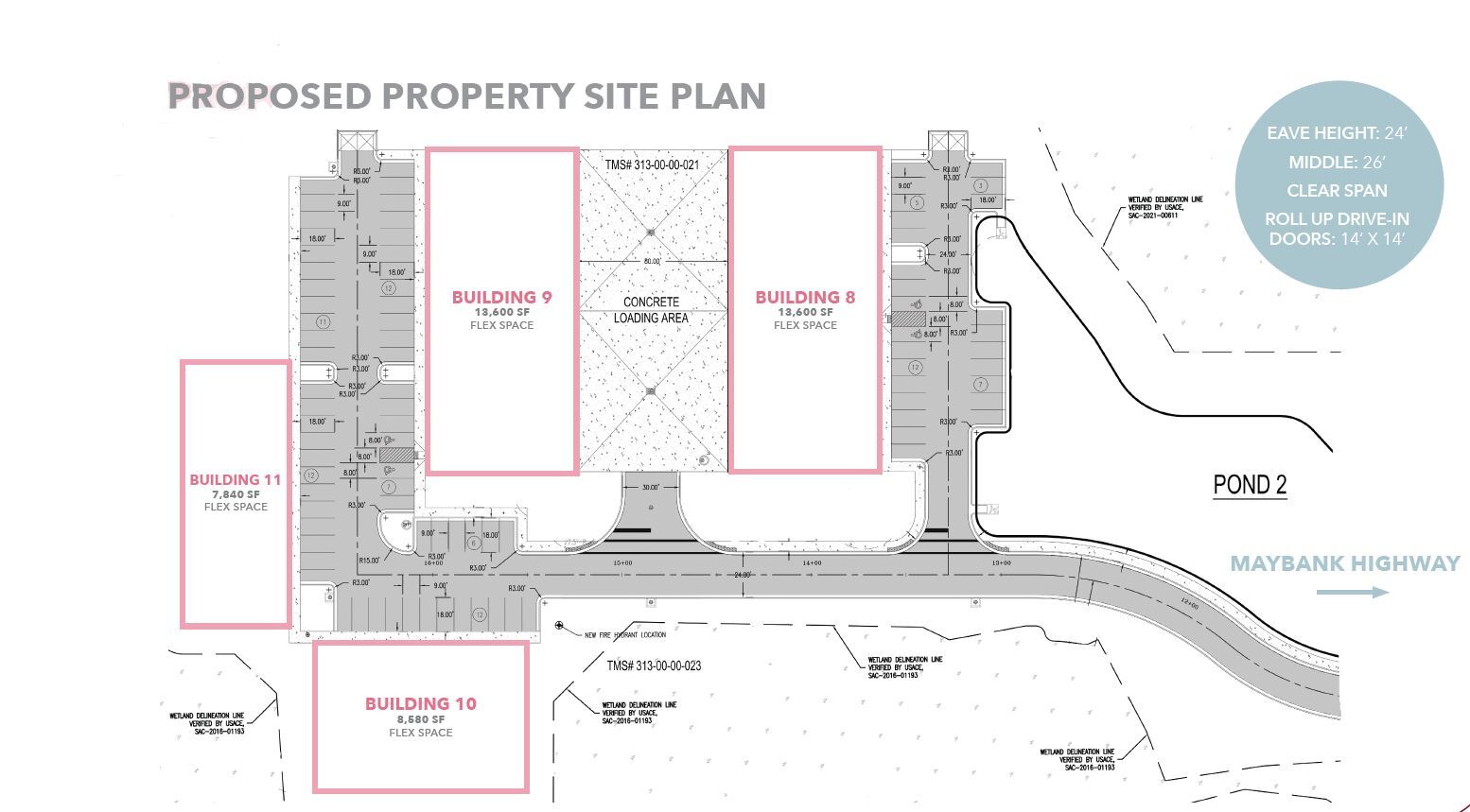 Maybank Landing, Johns Island, SC for lease Site Plan- Image 1 of 1