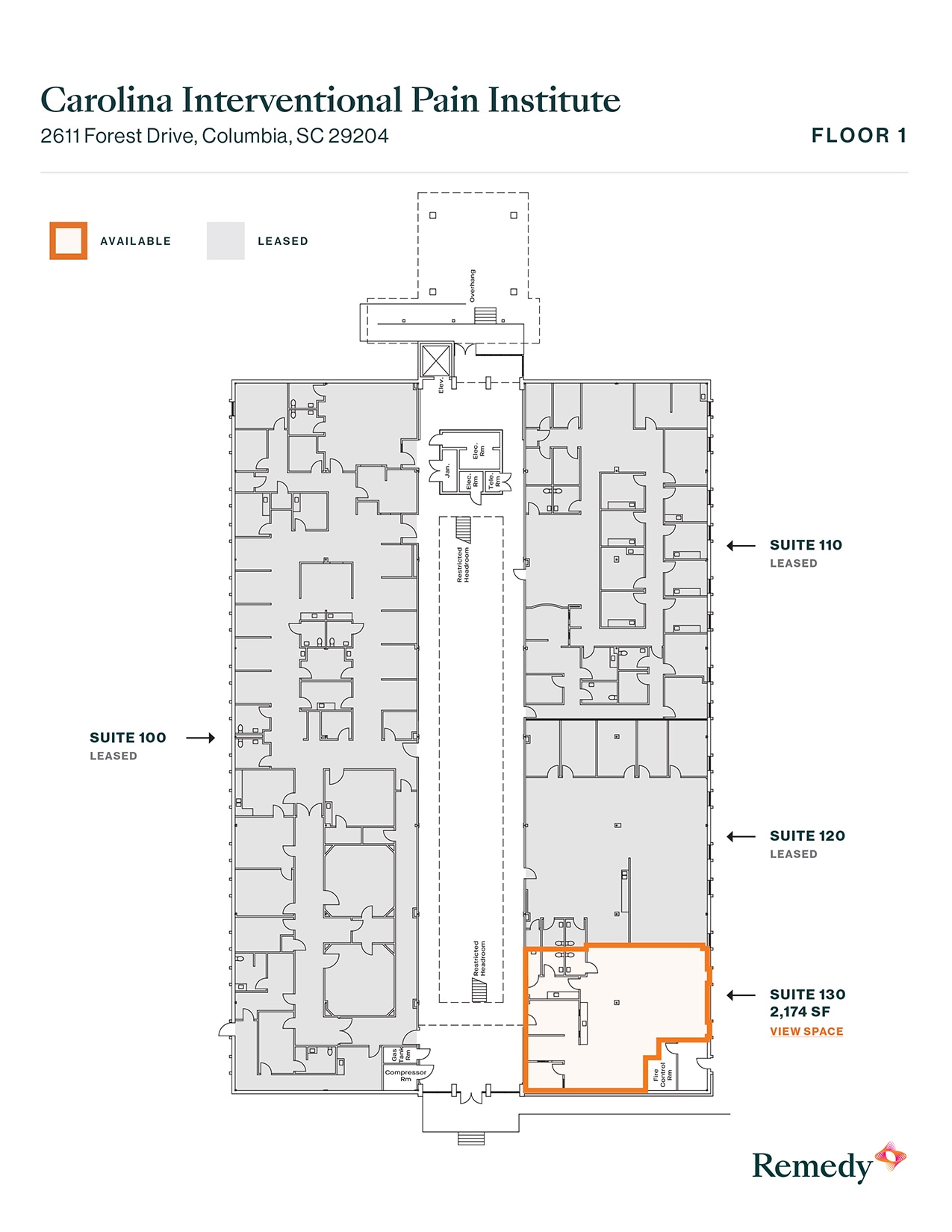 2611 Forest Dr, Columbia, SC for lease Floor Plan- Image 1 of 1