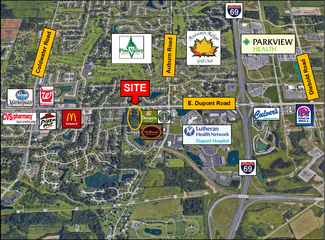 Plus de détails pour 1910 E DuPont Rd, Fort Wayne, IN - Terrain à vendre
