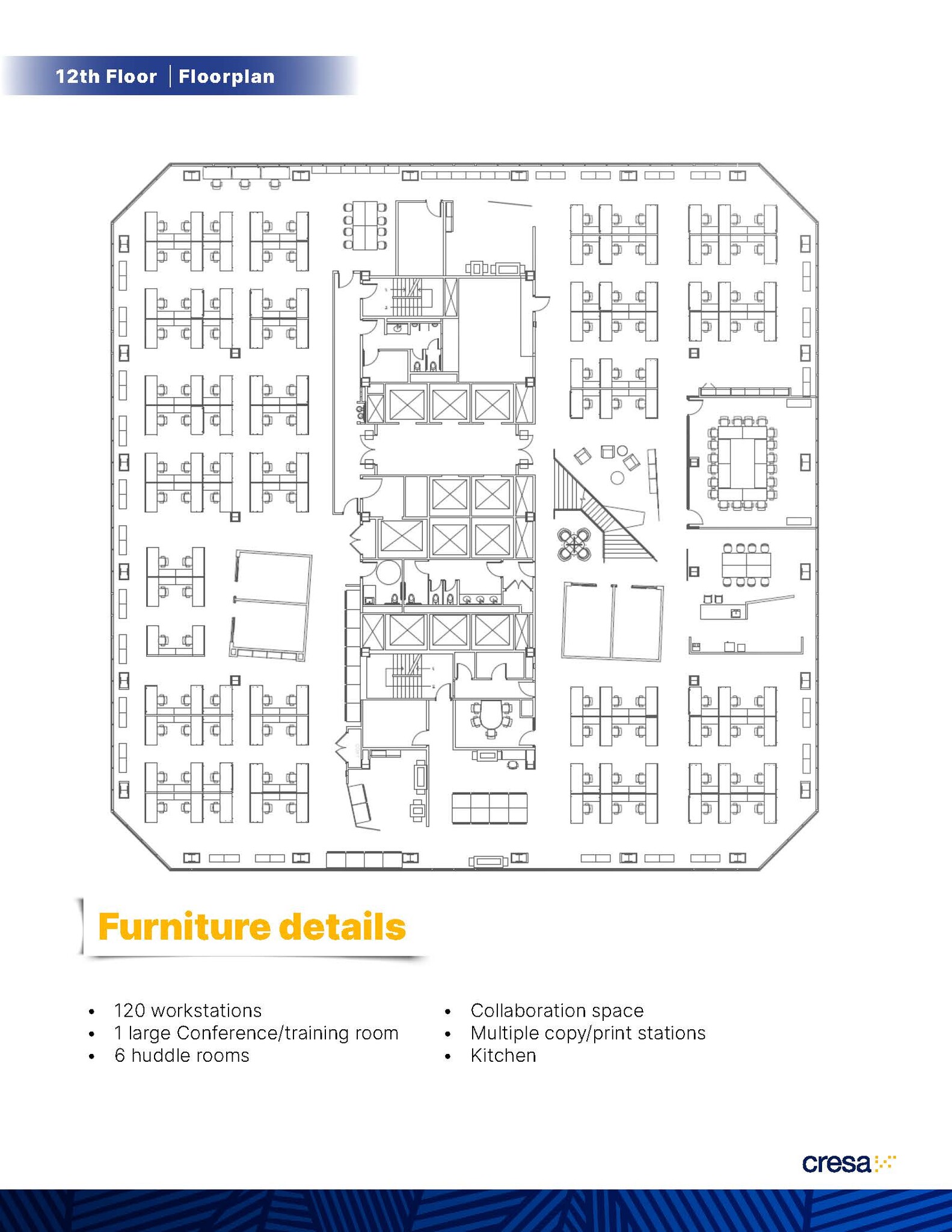 1221 Broadway, Oakland, CA à louer Plan d  tage- Image 1 de 1