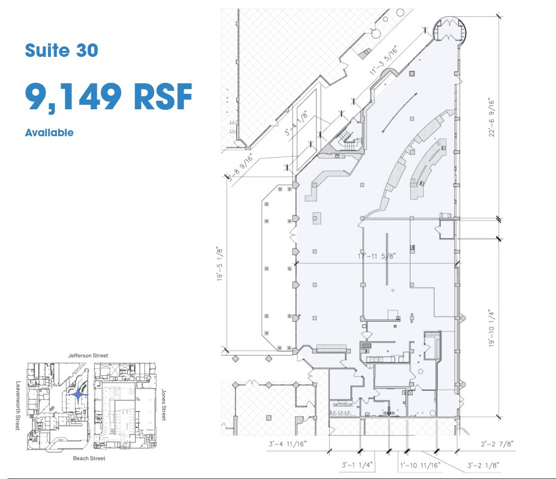 333 Jefferson St, San Francisco, CA for lease Floor Plan- Image 1 of 1