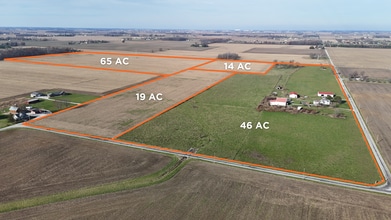 E County Road 850 N, Pittsboro, IN - AERIAL map view