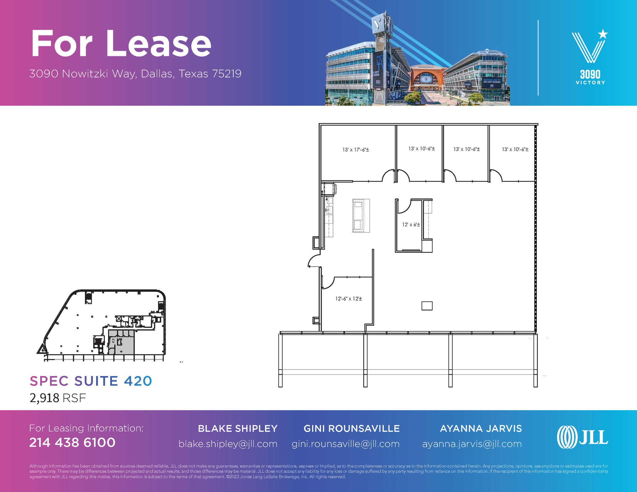 3030 Nowitzki Way, Dallas, TX for lease Floor Plan- Image 1 of 16