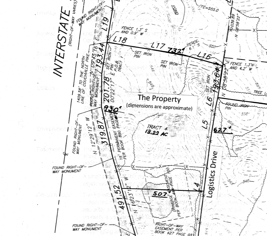 Logistics Dr, Lebanon, TN à vendre Plan cadastral- Image 1 de 1