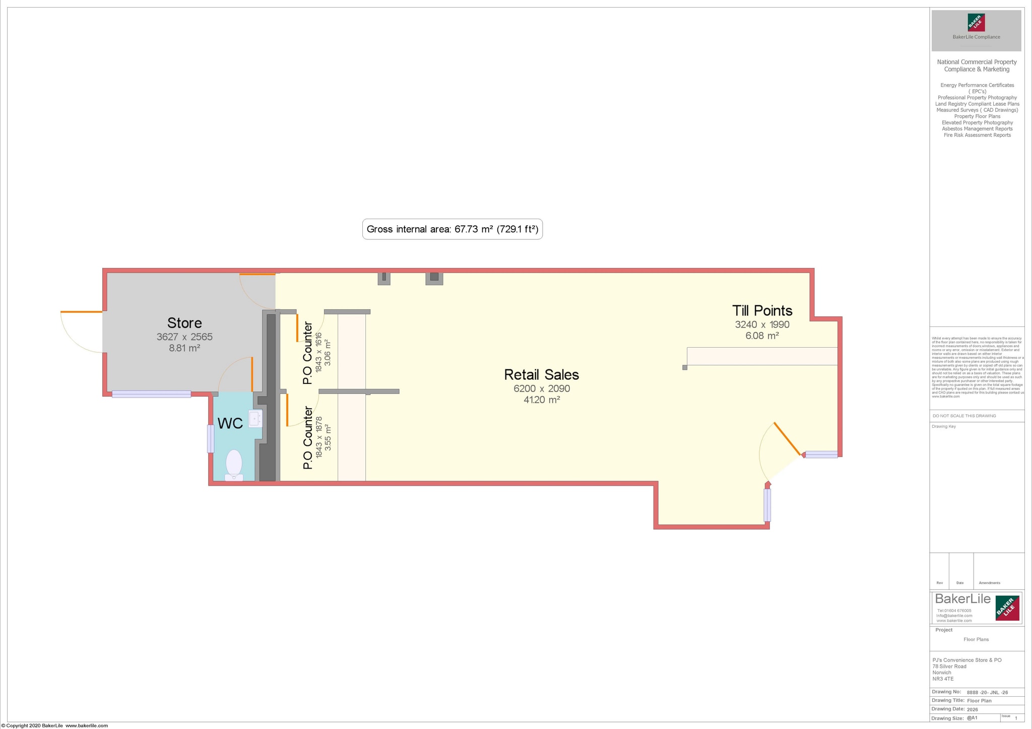 78-78b Silver Rd, Norwich for lease Floor Plan- Image 1 of 8
