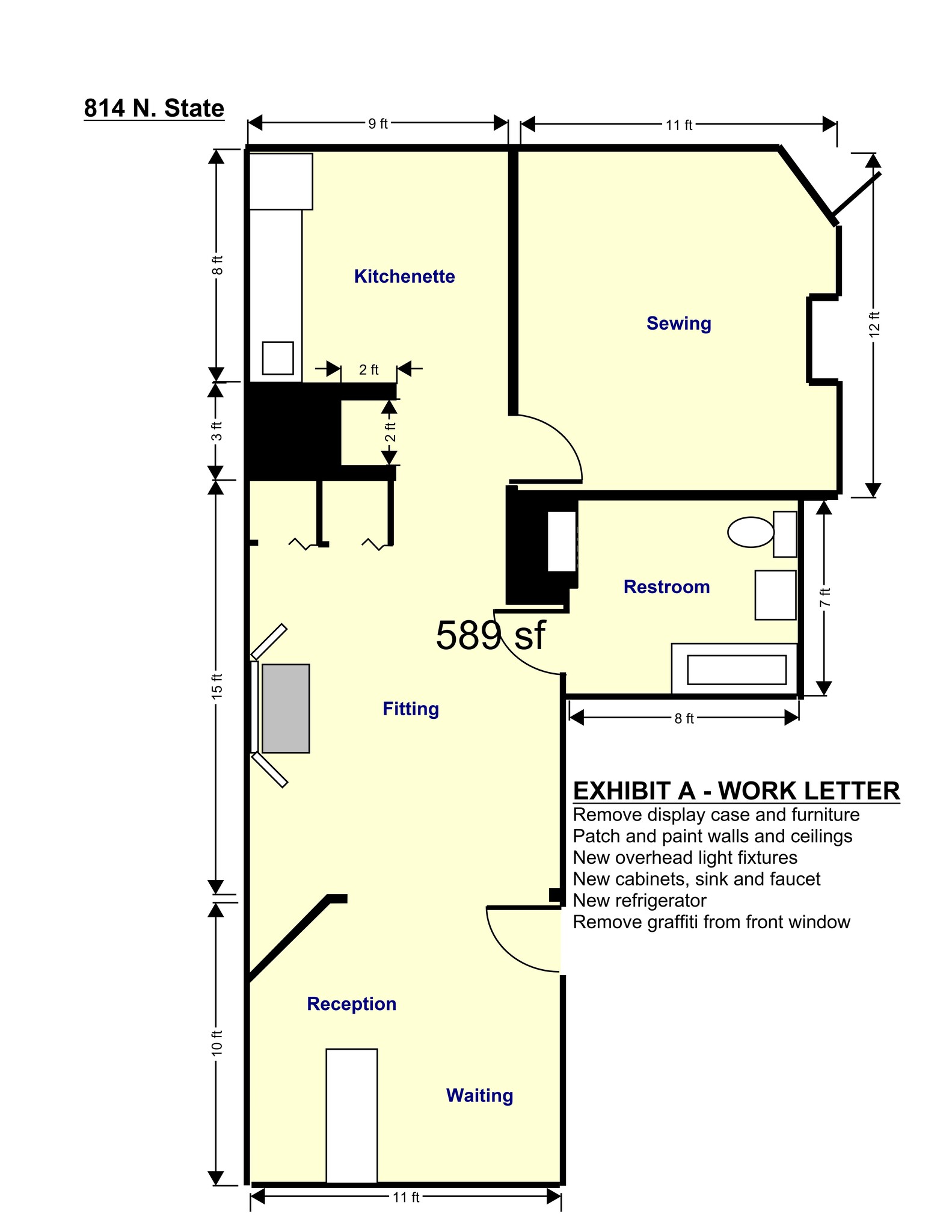 814 N State St, Chicago, IL for lease Site Plan- Image 1 of 1
