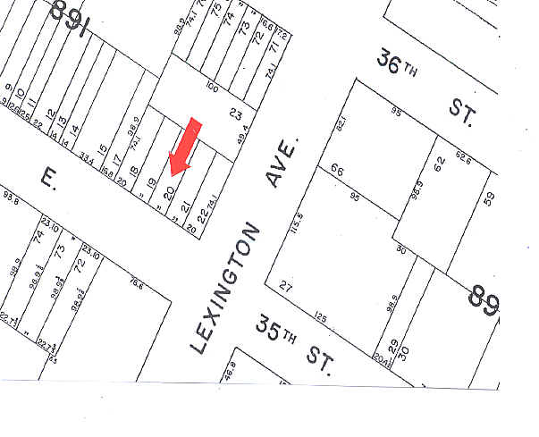 133 E 35th St, New York, NY à vendre - Plan cadastral - Image 3 de 30