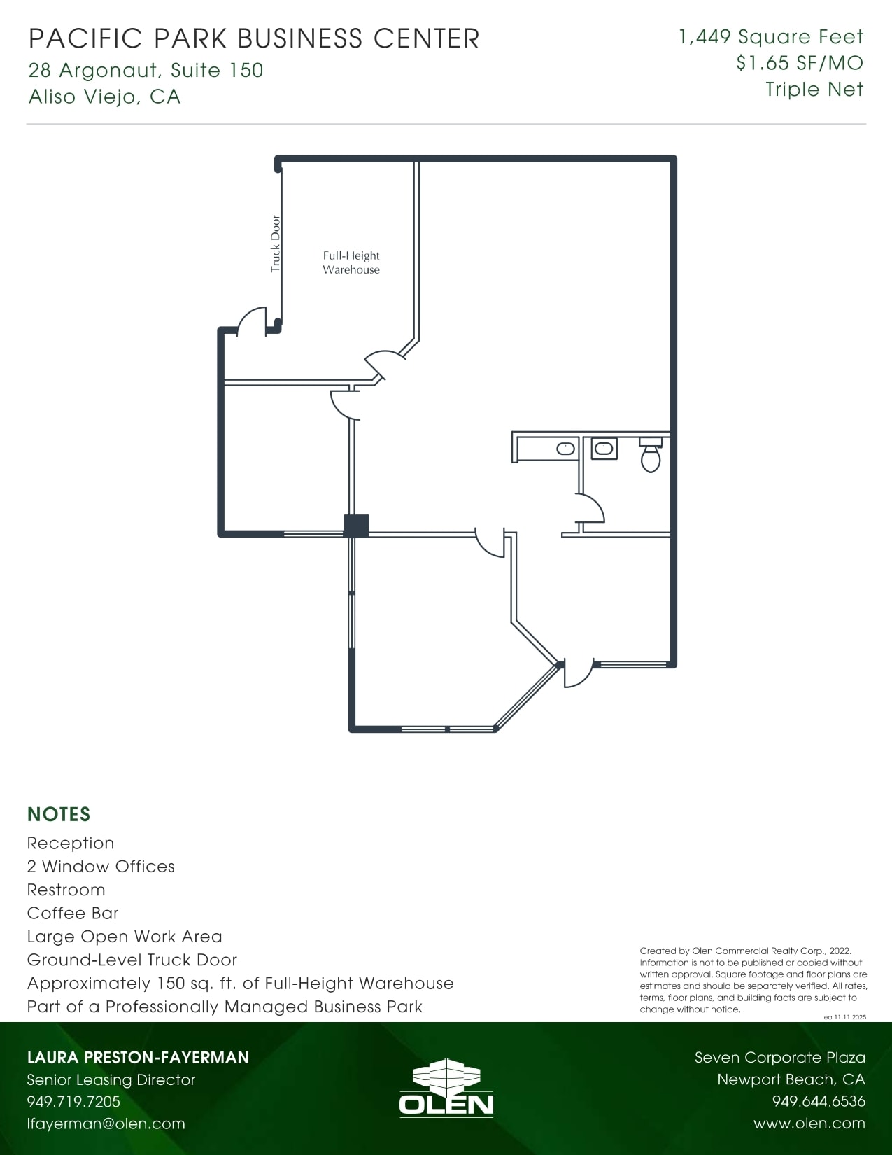 28 Argonaut, Aliso Viejo, CA for lease Floor Plan- Image 1 of 1