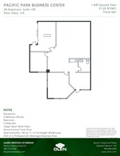 28 Argonaut, Aliso Viejo, CA for lease Floor Plan- Image 1 of 1