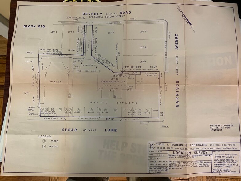473-509 Cedar Ln, Teaneck, NJ for lease - Site Plan - Image 3 of 3