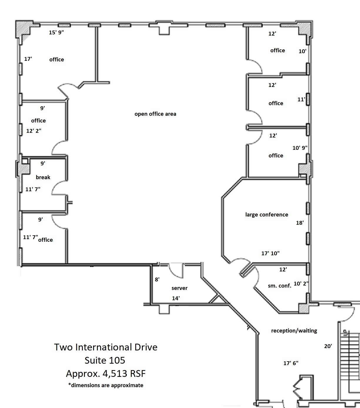 2 International Dr, Portsmouth, NH à louer Plan d  tage- Image 1 de 1