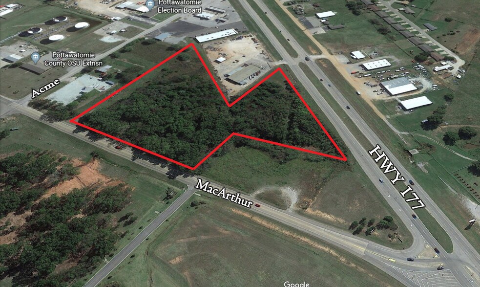 Highway 177, Shawnee, OK for sale - Aerial - Image 2 of 5