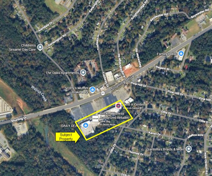 1755-1767 Shurling Dr, Macon-Bibb, GA à louer - Aérien - Image 3 de 4
