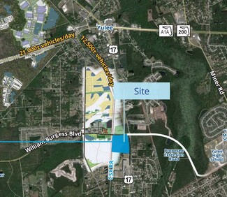 Plus de détails pour SWQ US 17 And William Burgess Blvd, Yulee, FL - Terrain à vendre